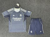 2025-26 Mens Real Madrid away blue Training Short Suit