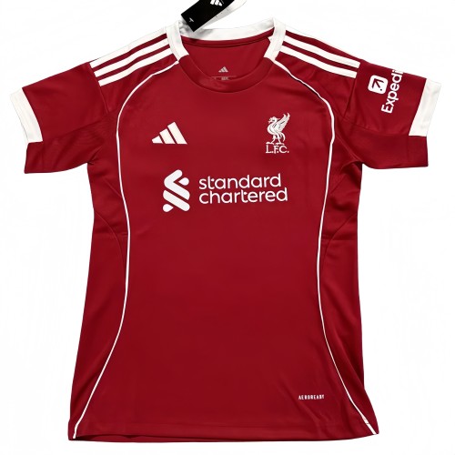 2025-26 Women LIV Home red Soccer Jersey