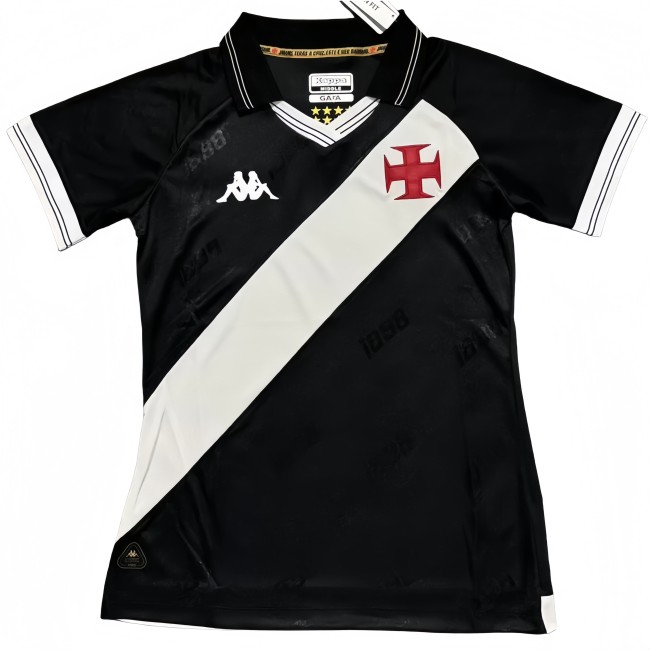 2025-26 Women  Vasco da Gama FC home black soccer  Jersey