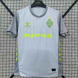 2025/26 Mens Werder Bremen away grey Soccer Jersey