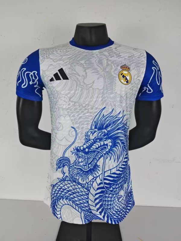 2025-26 Mens Real Madrid  Blue  Player Special Edition soccer jersey