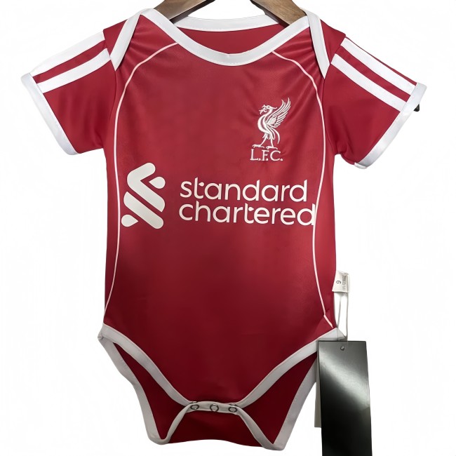 2025-26 LIV Home red baby Infant Crawl Suit