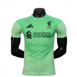 2025-26 Mens LIV goalkeeper  green  Soccer Jersey Player Version