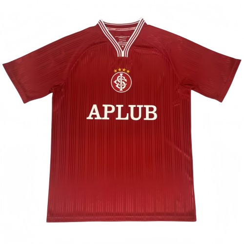 2025-26 Mens Brazil International retro red Soccer Jersey