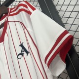 2025-26  Mens  Arsenal White Casual Edition Baseball Jersey