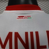 2025-26 Mens Chivas away Player version white Soccer Jersey