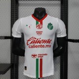 2025-26 Mens Chivas away Player version white Soccer Jersey