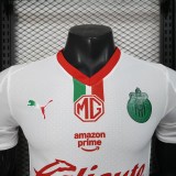 2025-26 Mens Chivas away Player version white Soccer Jersey