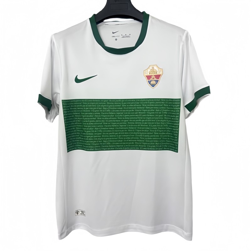 2025-26 Mens Elche CF home white soccer jersey