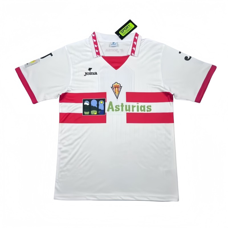 1996-97 Mens Sporting Gijon  Retro away soccer  Jersey