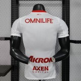 2025-26 Mens Chivas away Player version white Soccer Jersey
