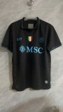 2025/26 Mens Napoli  Third away black soccer jersey