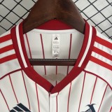 2025-26  Mens  Arsenal White Casual Edition Baseball Jersey