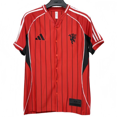 2025-26 Mens Manchester United  baseball uniform  Jersey