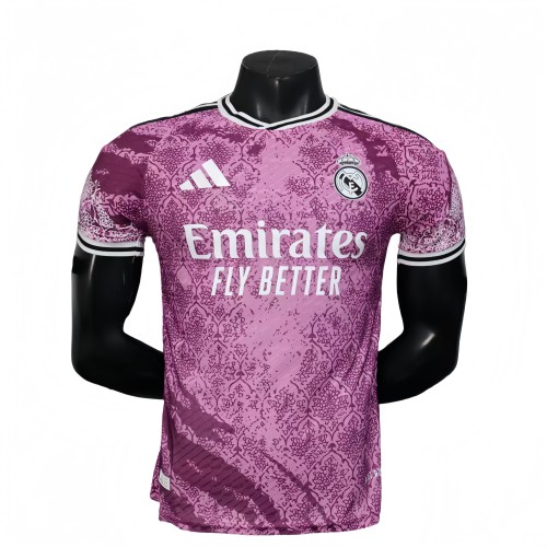 2025-26 Mens Real Madrid Purple  Player Special Edition soccer jersey