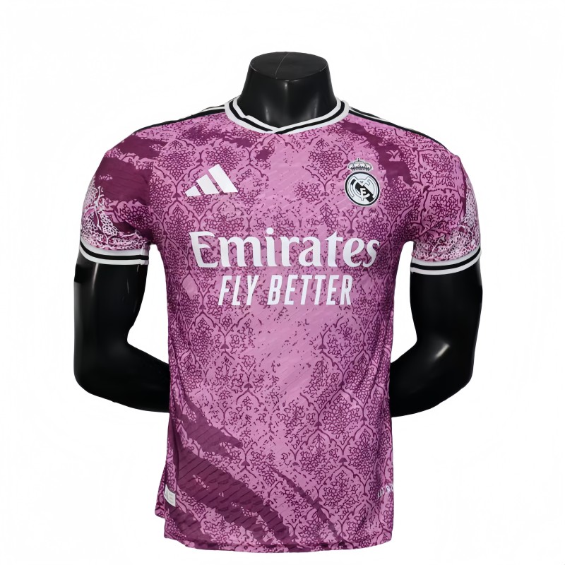 2025-26 Mens Real Madrid Purple  Player Special Edition soccer jersey