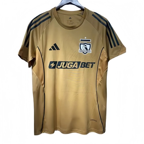 2025-26 Mens Colo-Colo  Yellow Soccer Jersey