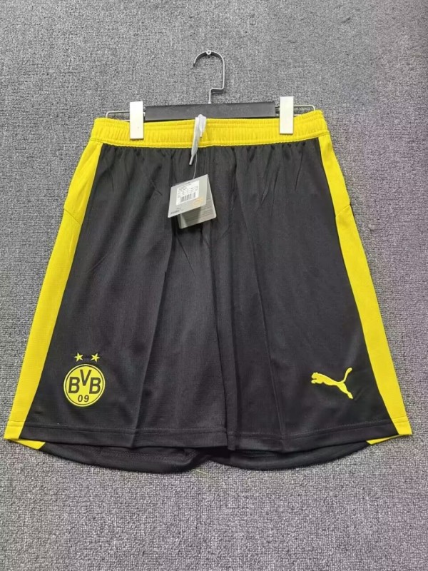 2025-26 Mens Borussia Dortmund home black Shorts Pants
