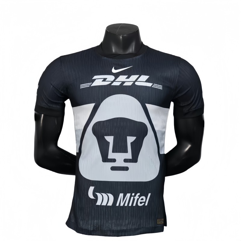 2025/26 Mens Pumas UNAM black Player version Soccer Jersey