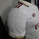 2025/26 Mens Arsenal  Player white  Third away soccer Jersey