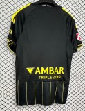2025-26 Mens Zaragoza away black soccer jersey