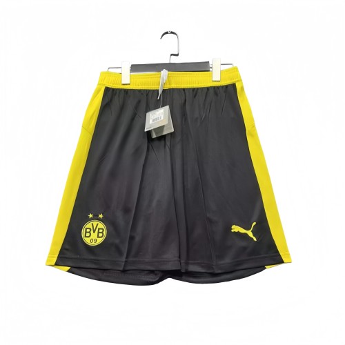 2025-26 Mens Borussia Dortmund home black Shorts Pants