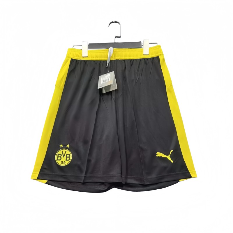 2025-26 Mens Borussia Dortmund home black Shorts Pants