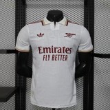 2025/26 Mens Arsenal  Player white  Third away soccer Jersey