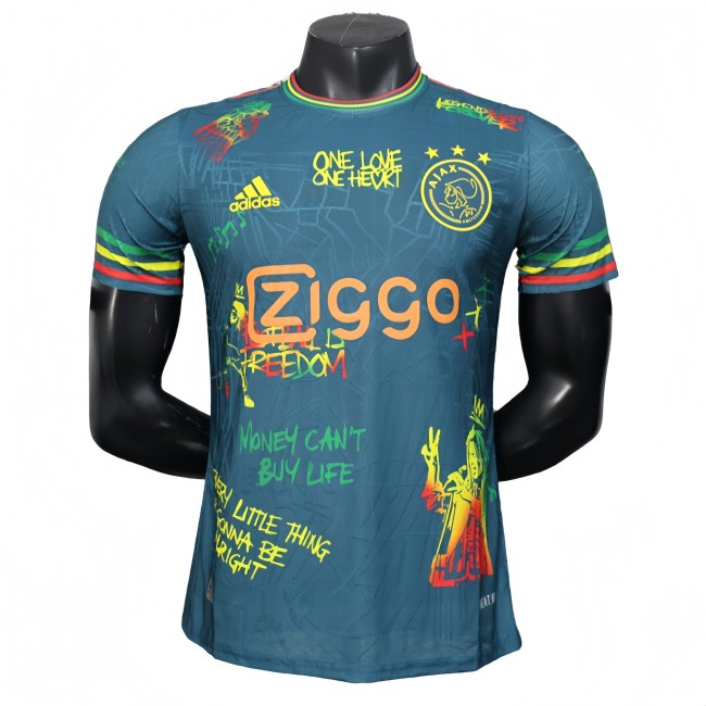 2025-26 Mens Ajax green Player Special Edition  soccer Jersey