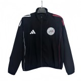 2025-26 Mens Ajax black windbreaker