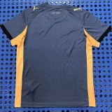 2025-26 Mens Derby County away blue soccer jersey