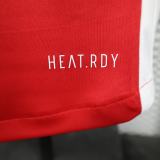 2025-26 Mens Ajax  home Red and white Player version soccer Jersey