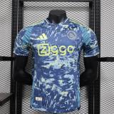 2025-26 Mens Ajax  away blue  Player version soccer Jersey