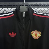 2025-26 Mens Manchester United black  windbreaker