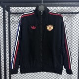 2025-26 Mens Manchester United black  windbreaker