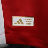 2025-26 Mens Ajax  home Red and white Player version soccer Jersey