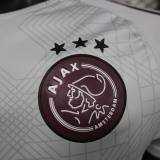 2025-26 Mens Ajax third away white Player version soccer Jersey