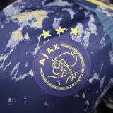 2025-26 Mens Ajax  away blue  Player version soccer Jersey