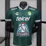 2025-26 Mens  Leon home green  Player version soccer Jersey