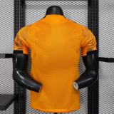 2025-26 Mens Roma  away Player version orange soccer Jersey