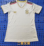 2025-26  Women  Flamengo Third  away wihte soccer Jersey