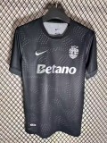 2025-26 Mens Sporting Lisbon black soccer Jersey