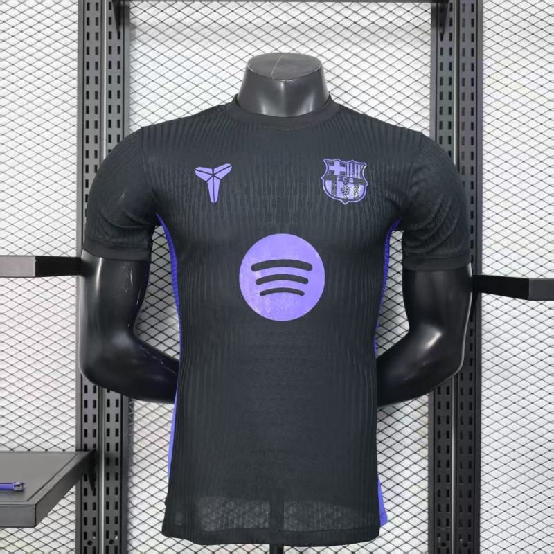 2025-26 Mens Barcelona Special Edition black Player version soccer Jersey