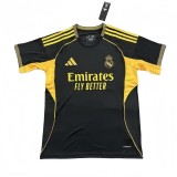 2025-26 Mens Real Madrid  black soccer jersey