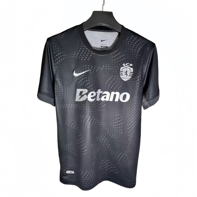 2025-26 Mens Sporting Lisbon black soccer Jersey