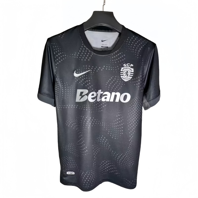 2025-26 Mens Sporting Lisbon black soccer Jersey