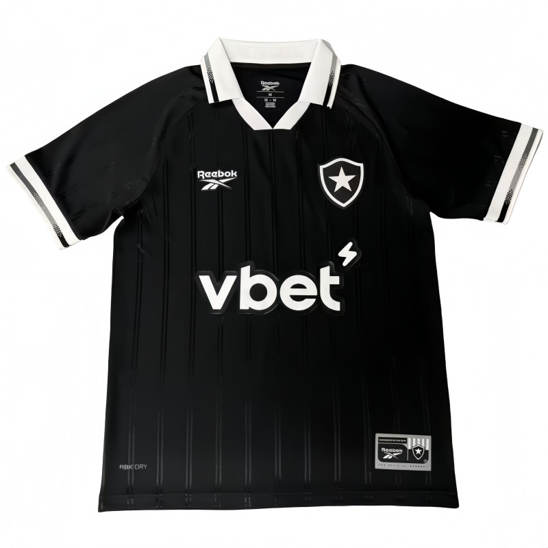 2025-26 Mens  Botafogo away black  Soccer Jersey