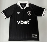 2025-26 Mens  Botafogo away black  Soccer Jersey