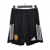 2025-26  Mens Manchester United black Player version  Shorts Pants