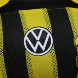 2025-26 Mens Ittihad yellow Player version soccer jersey